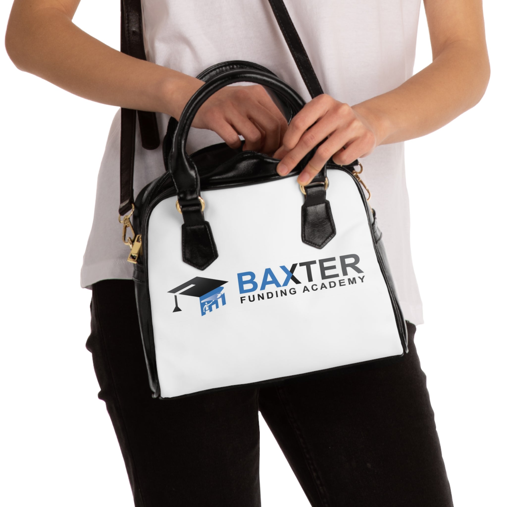 Professional Shoulder Handbag for Graduates - Baxter Funding Academy Design