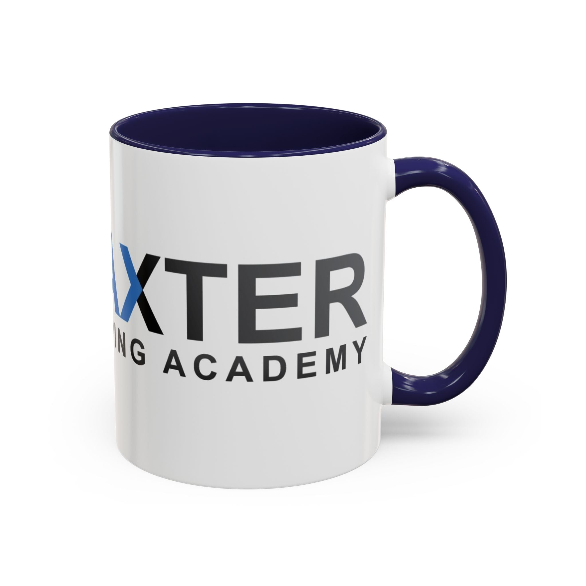 Personalized Accent Coffee Mug - Baxter Funding Academy Design