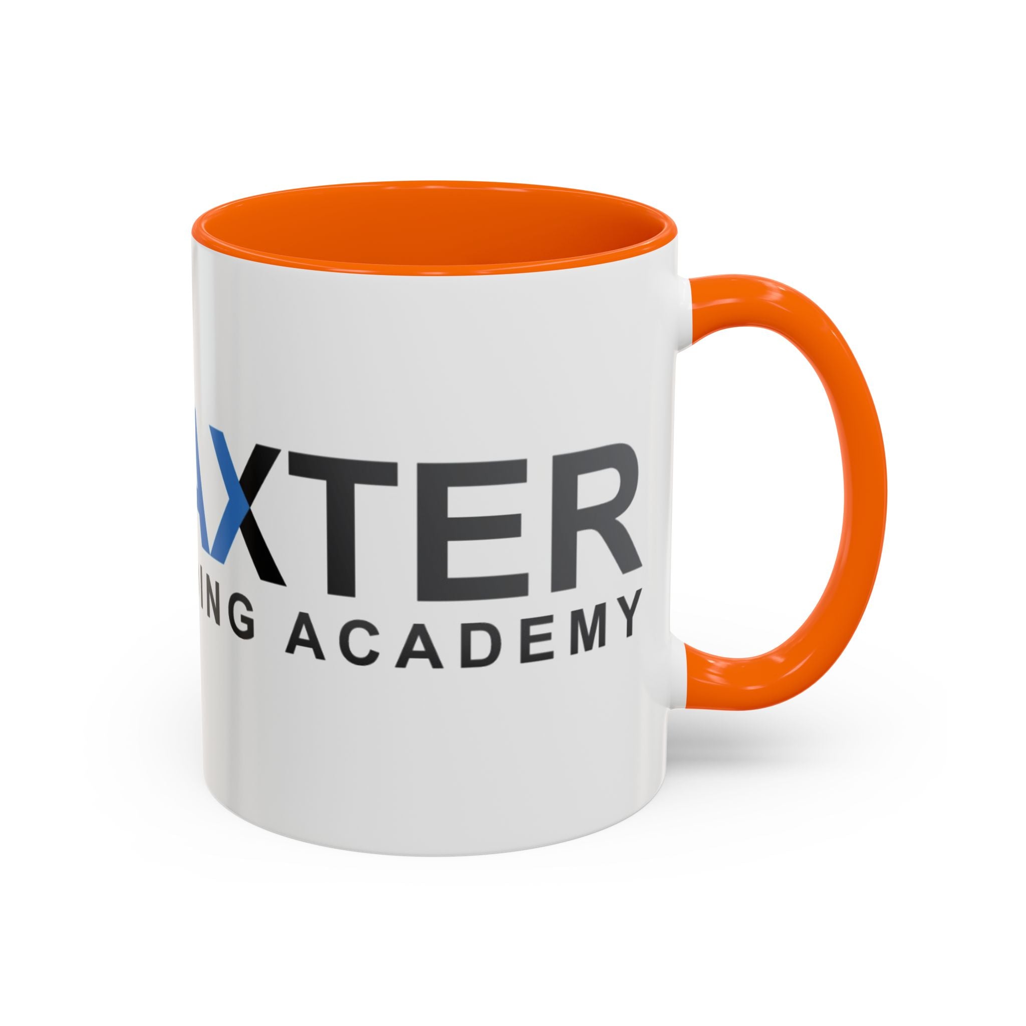 Personalized Accent Coffee Mug - Baxter Funding Academy Design