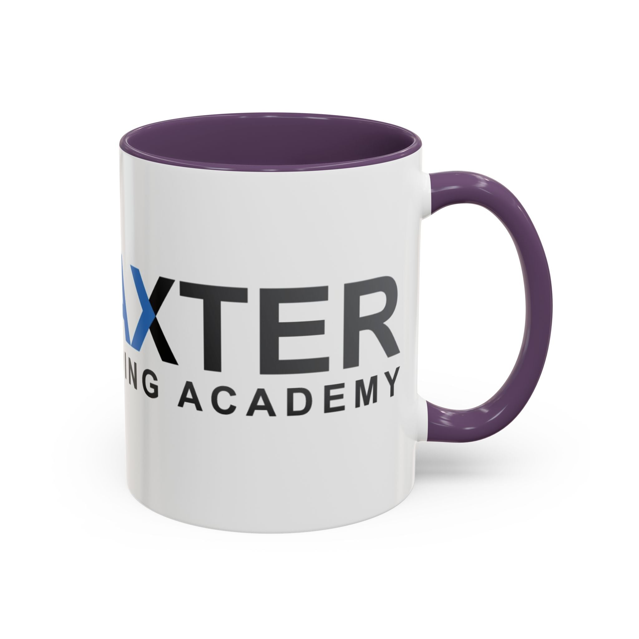 Personalized Accent Coffee Mug - Baxter Funding Academy Design