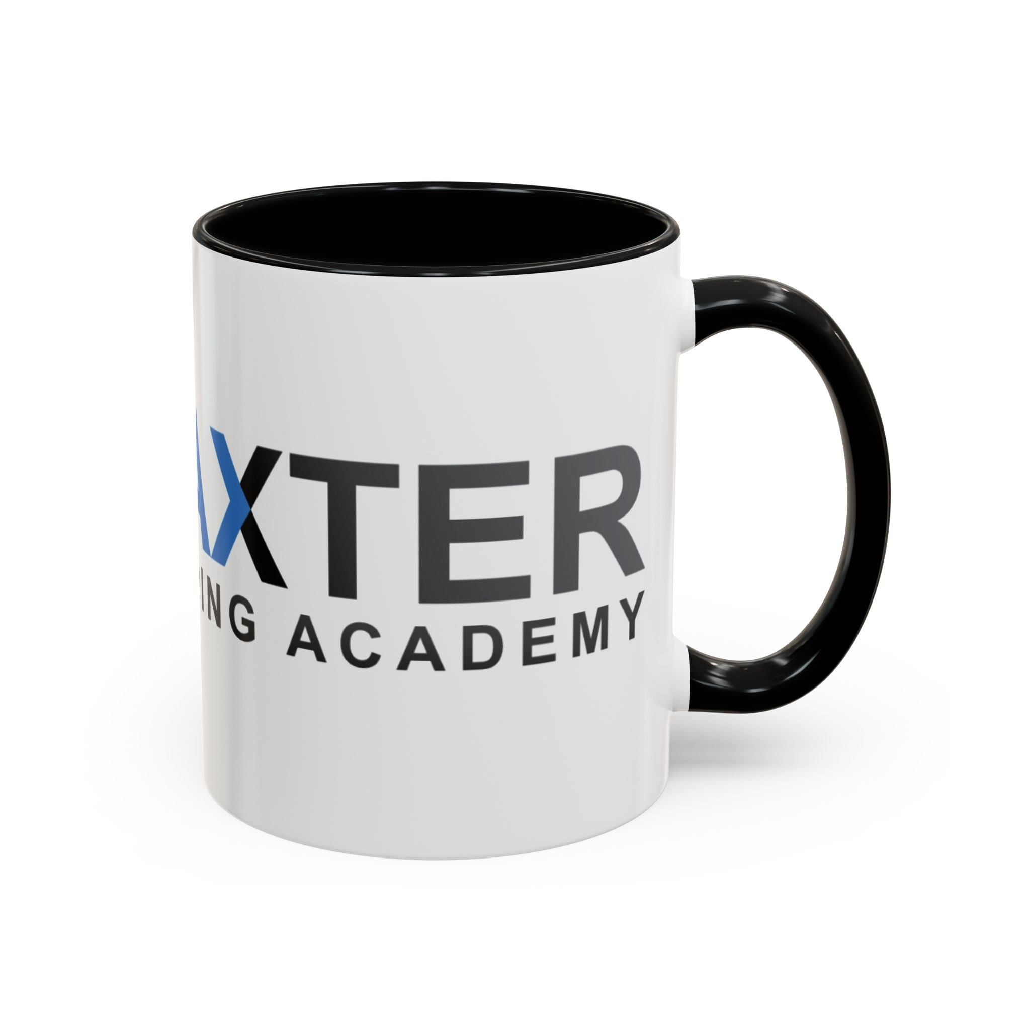 Personalized Accent Coffee Mug - Baxter Funding Academy Design