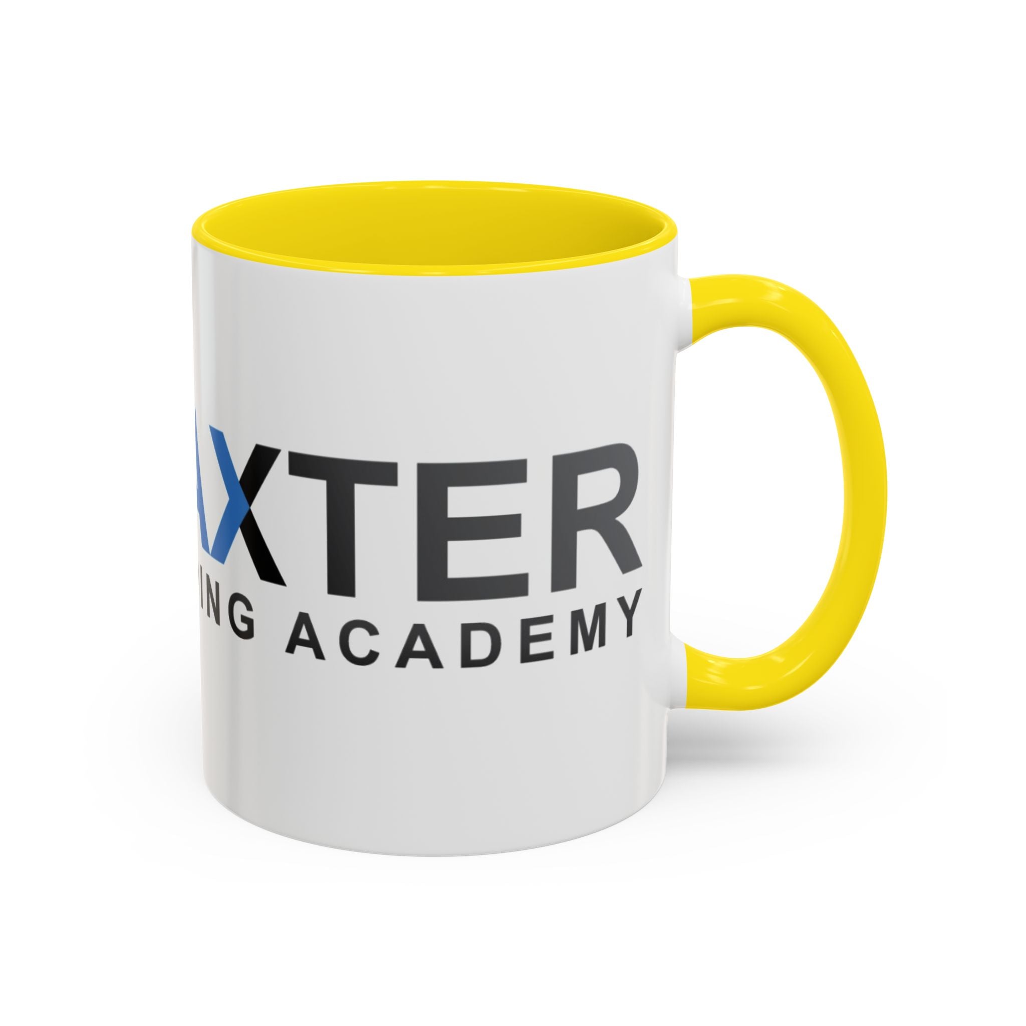 Personalized Accent Coffee Mug - Baxter Funding Academy Design