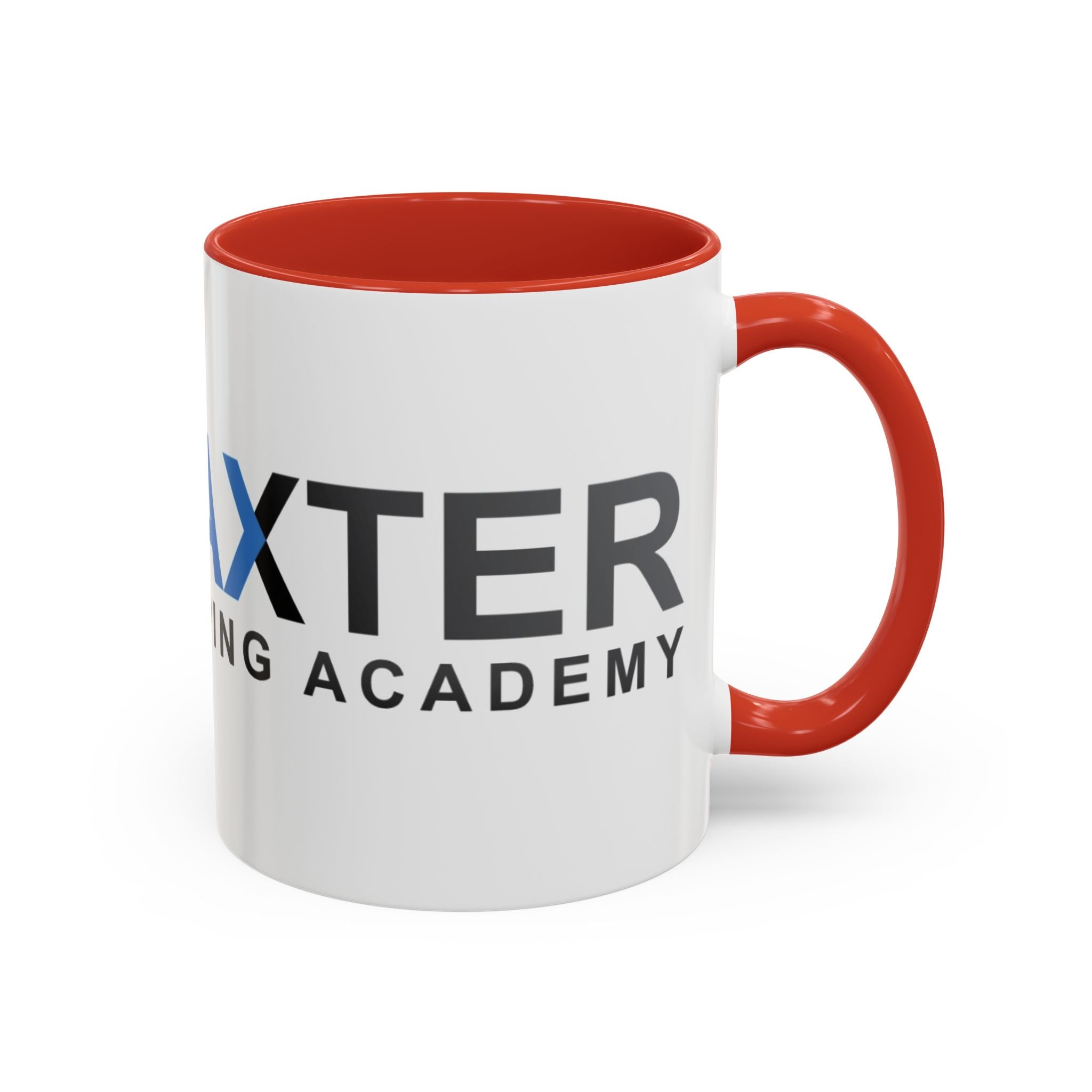 Personalized Accent Coffee Mug - Baxter Funding Academy Design